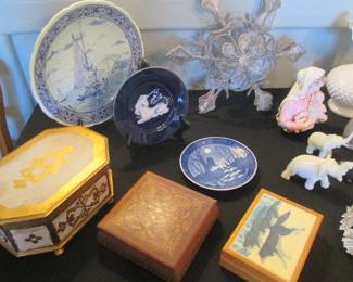 Decorative Boxes, Blue & White Ware