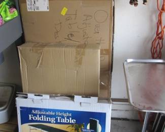 Variety of Folding Tables