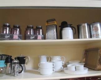 Ball Jars, Coffee Makers, Carafes, Canisters