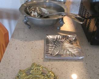 Mixed Metals Serving Pieces