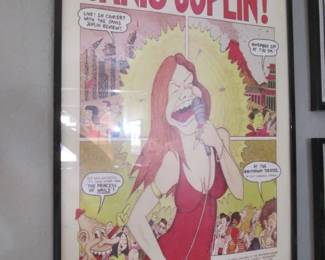 1969 "Janis Joplin" Concert Poster