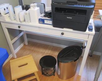 2-Drawer Desk + Shredder
