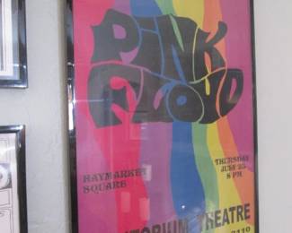 Promotional Poster for the Band, "Pink Floyd"