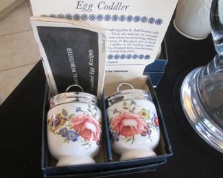 "Royal Worcester" Boxed, Egg Coddlers