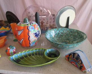 Colorful Party Serving Pieces