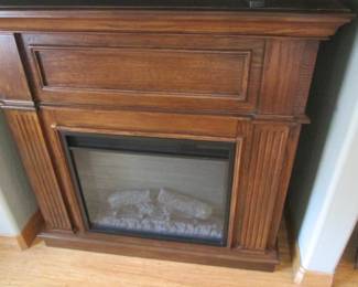 "Twin Star" Electric Fireplace, 39" X 13" X 41"
