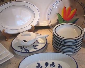 "White Elegance" Porcelain Serving Pieces