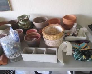 Large Collection of Planting Pots