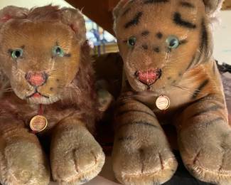 Vintage Hermann ( German) Lion Cubs Mohair. With Tags.