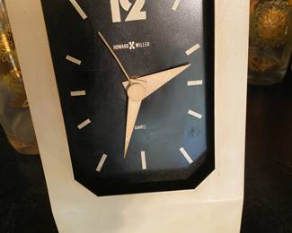 Mid Century Howard Miller Table Top Clock