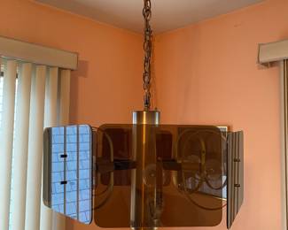 Retro Lucite Swag Light