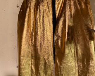 vintage Gold Lame Cape