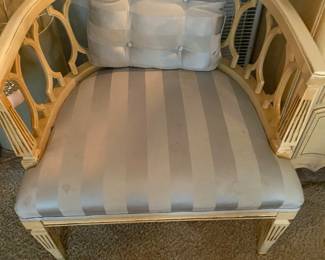 Vintage 1960's Billy Haines Sculpted Arm Chair (2)