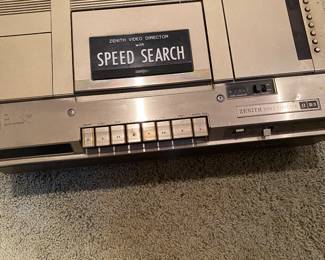 Vintage Zenith Speed Search Video Recorder