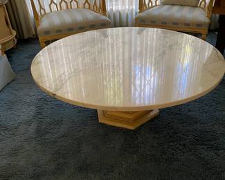Vintage Marble Cocktail Table