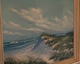 Vintage Original Oil Painting Framed