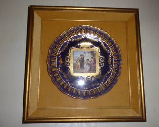One of a pair of Royal Vienna plates