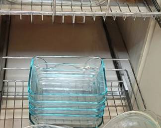 WE STILL HAVE BAKEWARE, PYREX AND POTS AND PANS.  NOT ALL IN THIS PICTURE IS AVAILABLE,  HOWEVER COME TAKE A PEEK AT WHATS LEFT.  IT'S WORTH THE DRIVE!