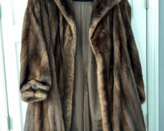Real mink coat