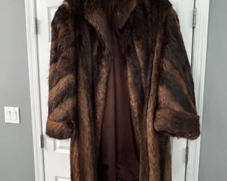 Real mink coat