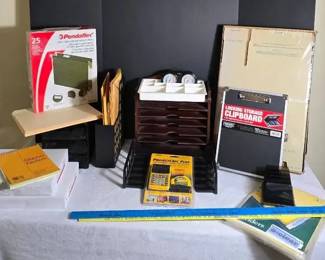 Large Mystery Lot of Office Supplies