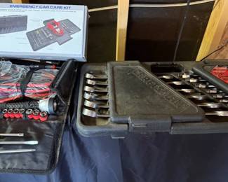 Emergency Car Kit and Combination Wrench Set