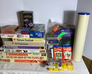Games incl. Scrabble Hangman