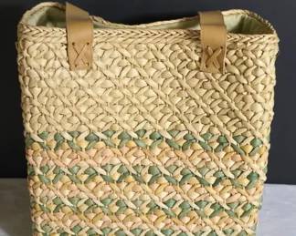Handwoven Straw Tote Bag