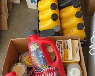 Variety Of Oils Automotive Fluids