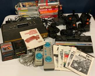  003 Atari 2600A, 2600 Jr., Game Cartridges 
