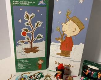 Charlie Brown Christmas Trees, Disney Ornaments More