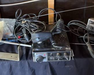 Two Sharps CB Radios with Accessories