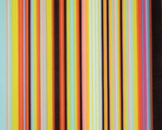 Lot 1043
Tim Bavington (British, B. 1966) Acrylic on Linen over Panel 2002, 'KC', H 48" W 48"