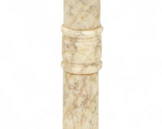Lot 81
Italian Marble Pedestal 1950, H 30" Dia. 10"