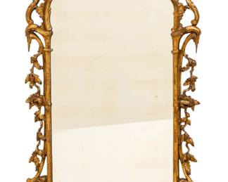 Lot 58
French Louis XVI Period Carved And Gilded Wall Mirror 1780-1790, H 36" W 20.5" Frame Size: H 54" W 30"