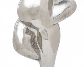 Lot 1034
Jerome Soble (American, B. 1940) Stainless Steel Sculpture 1999, 'Isadora #3', H 21.5"
