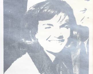 Lot 1047
Andy Warhol (American, 1928-1987) Screenprint in Silver on Wove Paper 1966, 'Jacqueline Kennedy I (Jackie I), from 11 Pop Artists I', H 20.7" W 17.1"