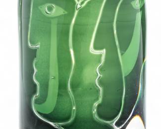 Lot 42
Ingeborg Lundin (Swedish, 1921-1992) for Orrefors Art Glass Vase 'Ariel', H 7.5" Dia. 4.75"