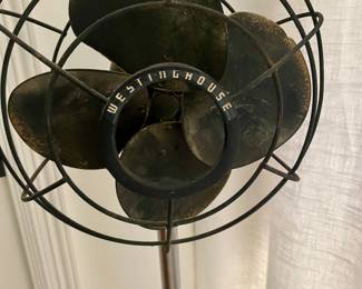 Rare Westinghouse  working pole fan.