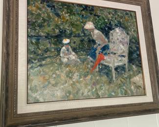 Andre Gisson oil painting on canvas