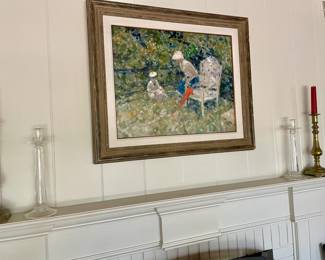 Andre Gisson oil painting on canvas