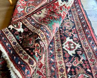 1940's 10' x 14' Persian Mahal Rug / Soltan Abad Design with heart Medallion, Wool Pile with Cotton foundation. 