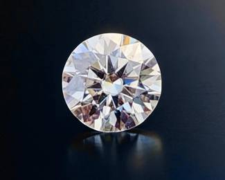 A Fine Lab Grown Round Brilliant Diamond W/ AGL REPORT NO RESERVE