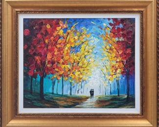 Slava Ilyayev (Israeli, b. 1970) Signed & Numbered Serigraph W/ COA, "Lovers" 170/210
