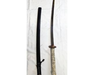 A Beautiful Highlander Dragon Samurai Katana Replica With Sheath