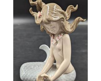 Lladro Figurine: "Mirage" #1415 Mermaid Figurine, Needs Repairs