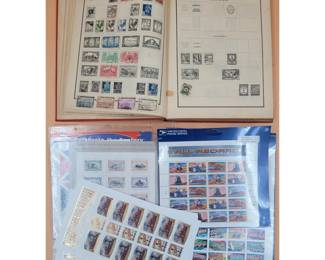 Stamp Collection And Stamp Album