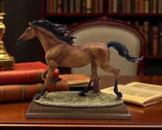 Giuseppe Armani Figurine: "Trotter Horse" 308C In Original Box