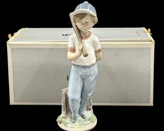 Lladro Figurine: 1990 Collector Society "Can I Play?" #7610 With Original Box