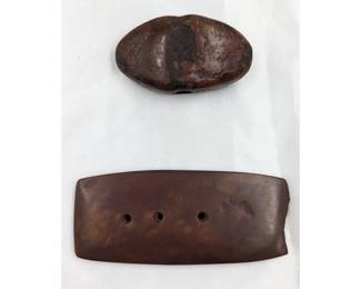 Pair Of Stone Implements / Tools, One Newer And One Old